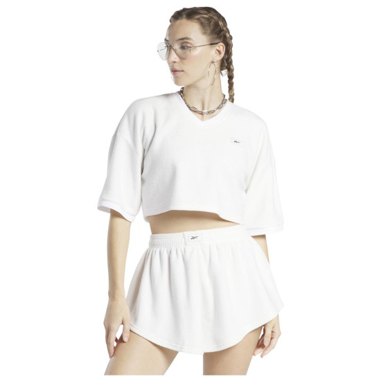 Reebok Γυναικεία κοντομάνικη μπλούζα Crop Reebok Γυναικεία κοντομάνικη μπλούζα Crop